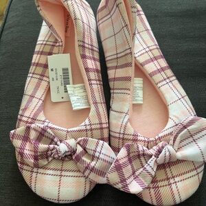 Le vie en Rose medium Pink Plaid Women's Flats